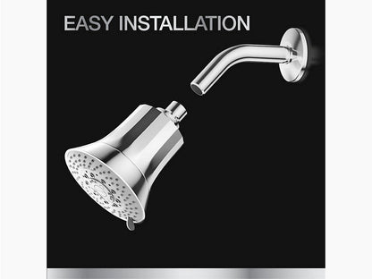 Rainduet™ Five-function filtered showerhead, 12.0 lpm