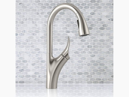 Emile™ Pull-down kitchen sink faucet with two-function sprayhead